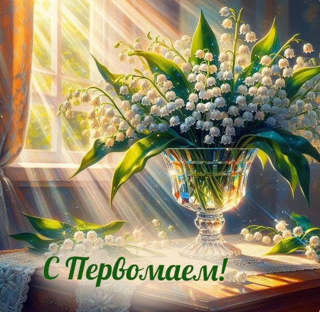 Букет ландышей на Первомай