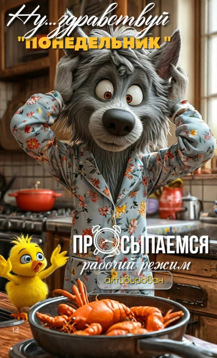 Ну здравствуй Понедельник! Просыпаемся!