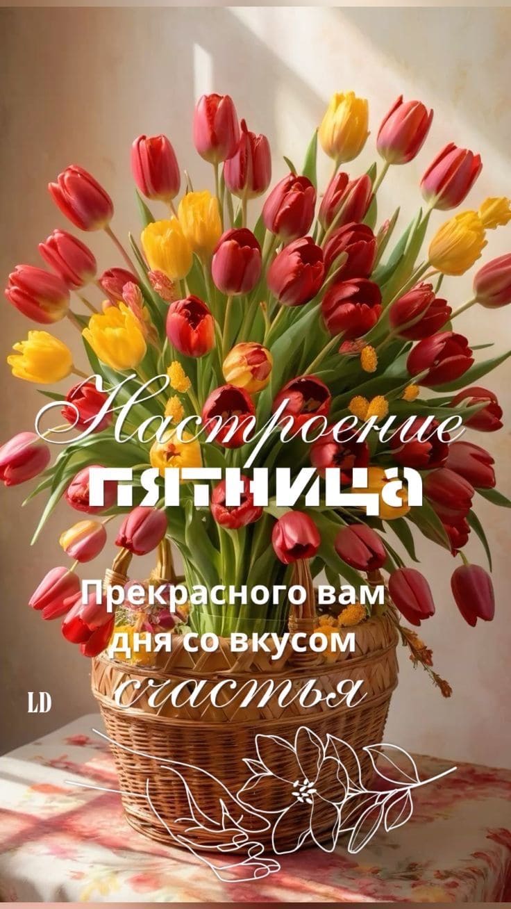 Пятница - прекрасного вам дня со вкусом счастья!