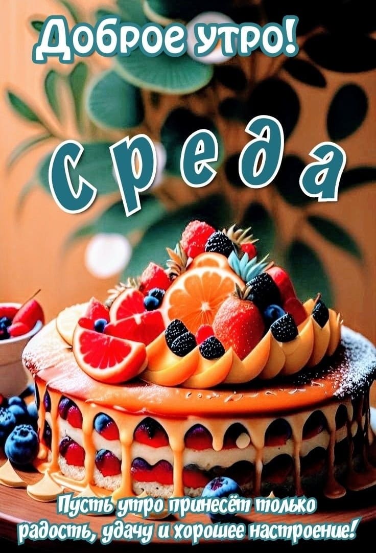 Праздничный торт утром в Среду!