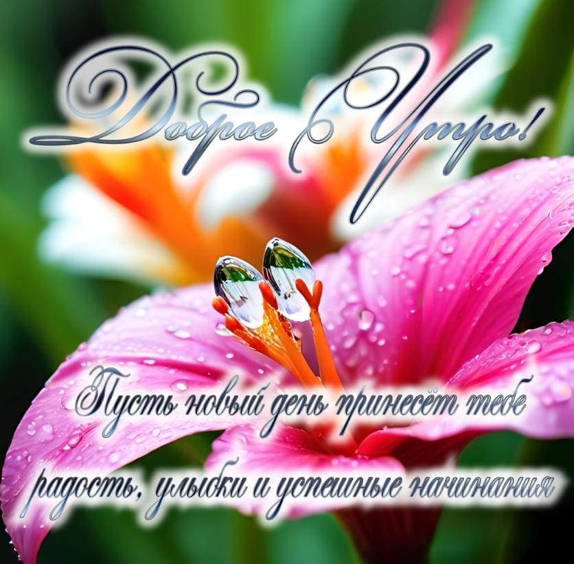 Открытка - пожелание с добрым утром!