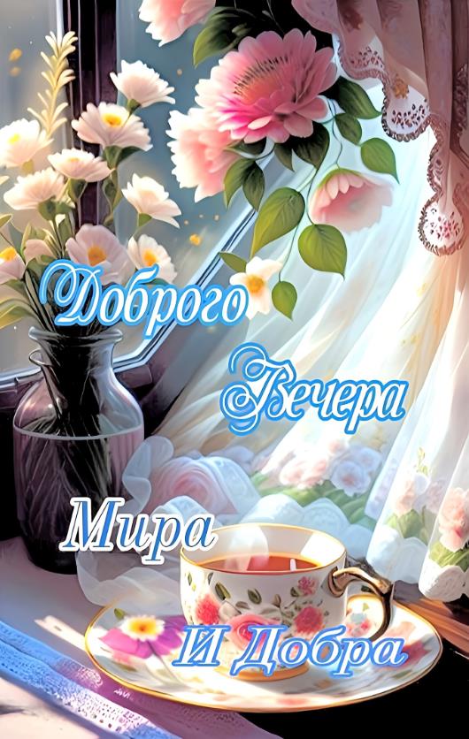 Доброго вечера! Мира и добра! - картинка пожелание