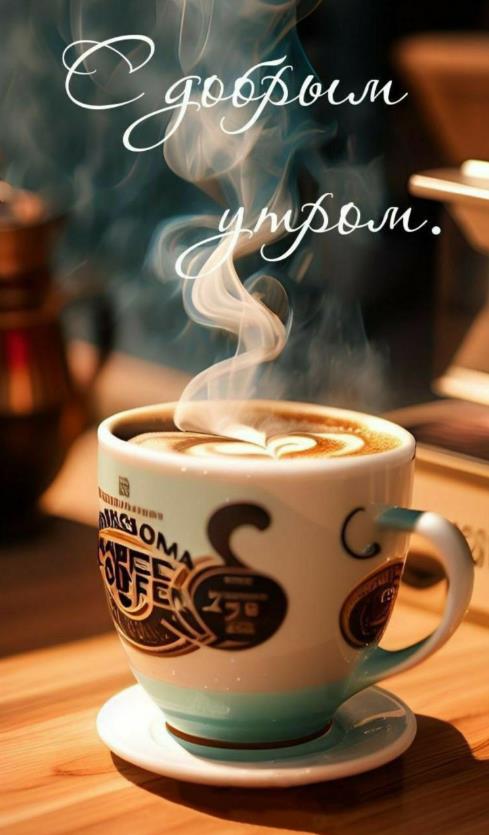 Чашка ароматного кофе, чтобы утра стало по настоящему добрым!
