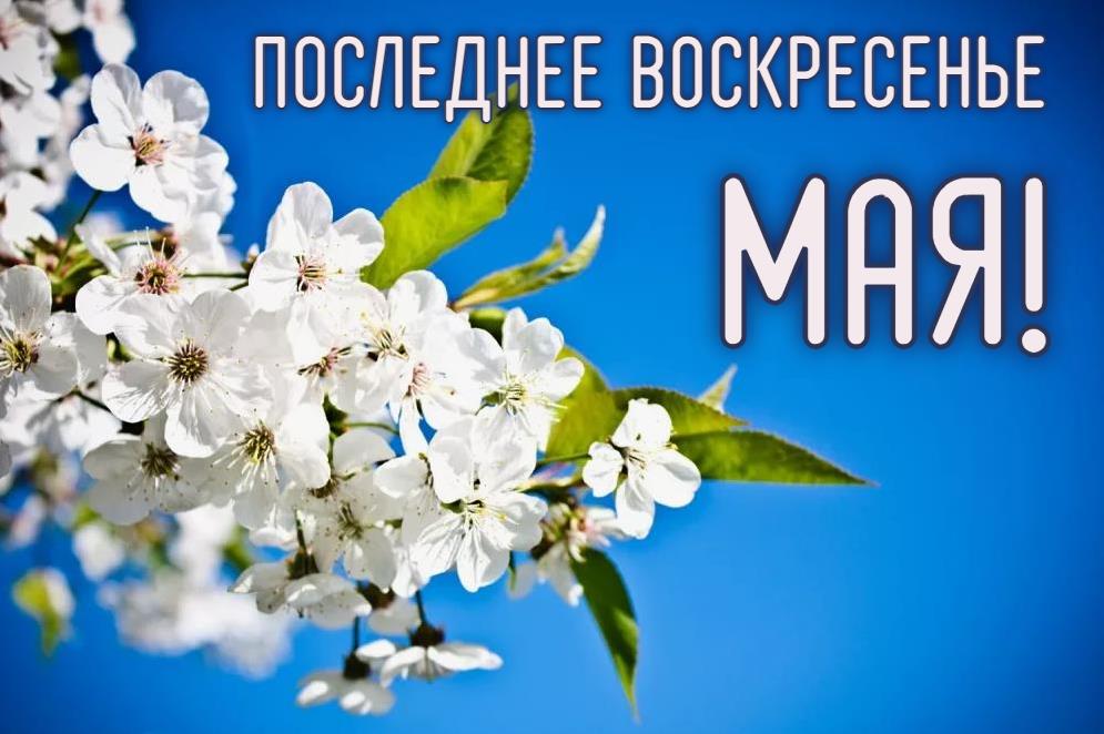 Последнее Воскресенье Мая! - красивая открытка