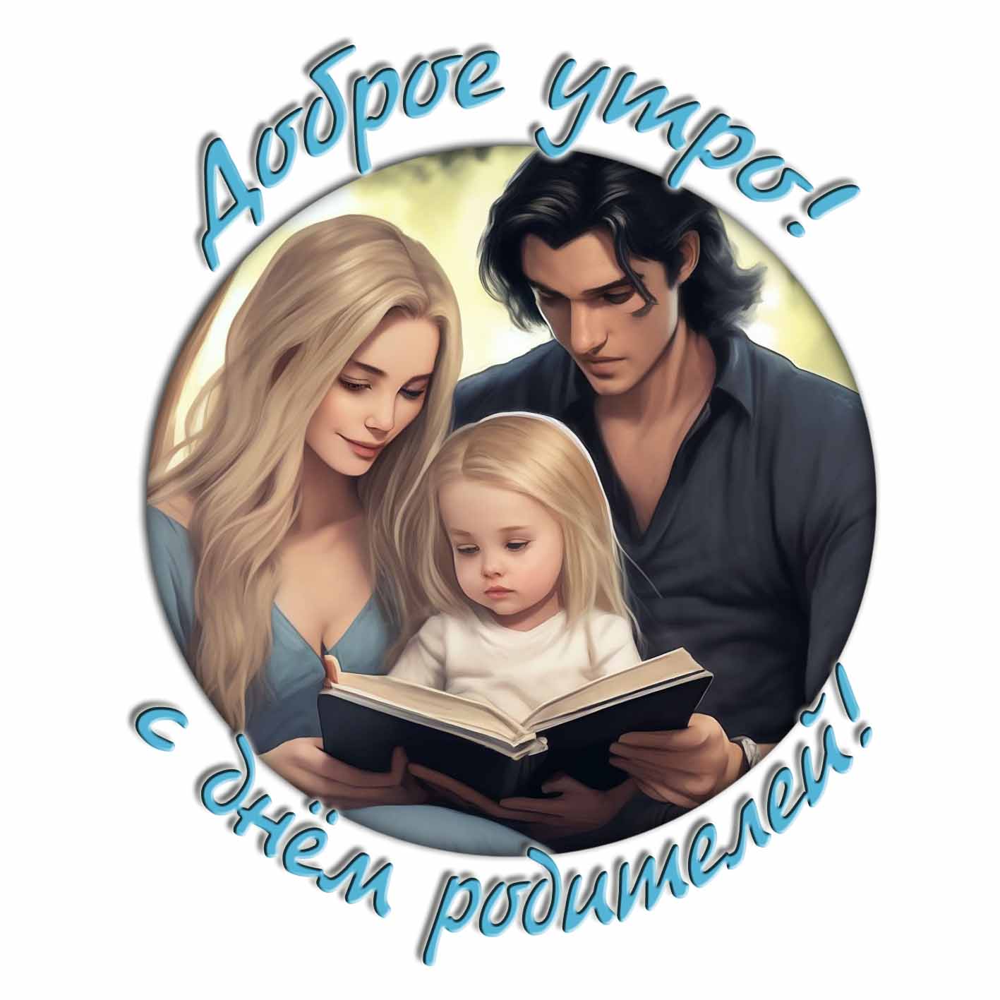 "Доброе утро! С днём родителей!" - стикер
