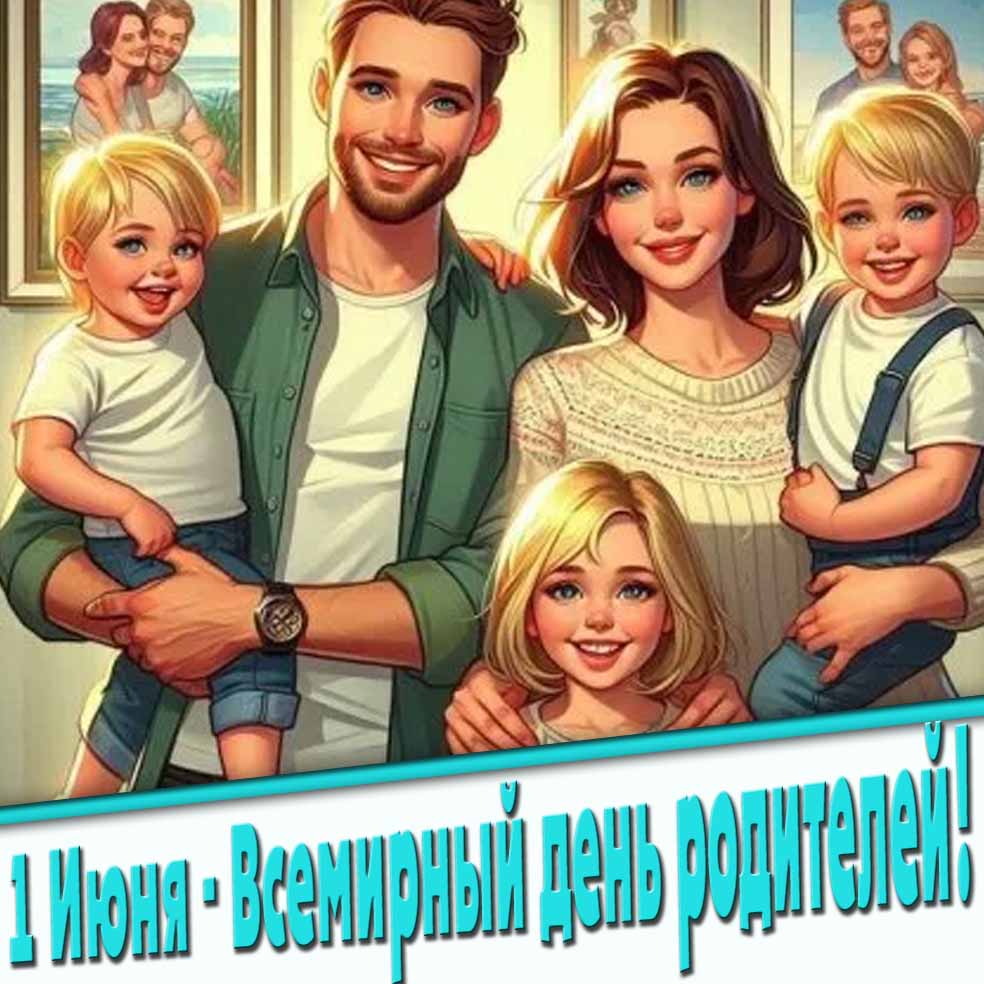 Картинка 1 Июня - Всемирный день родителей
