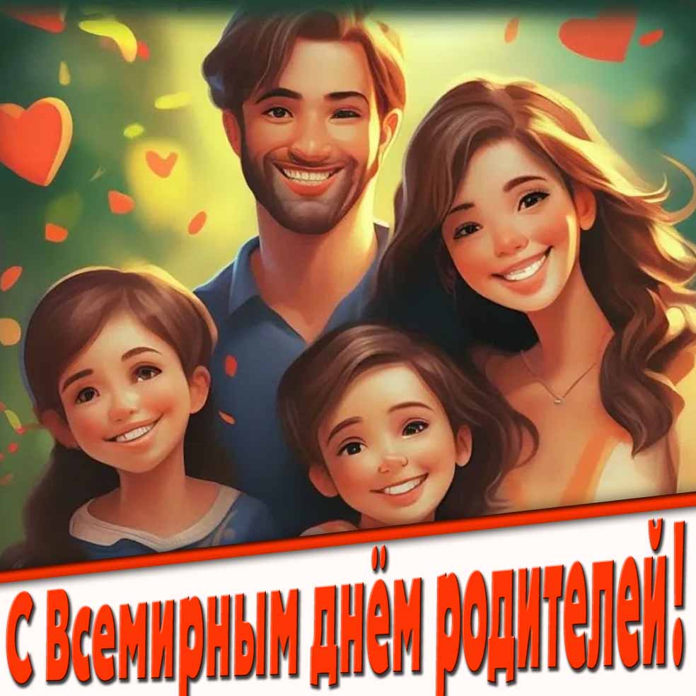 С Всемирным днём родителей! - картинка