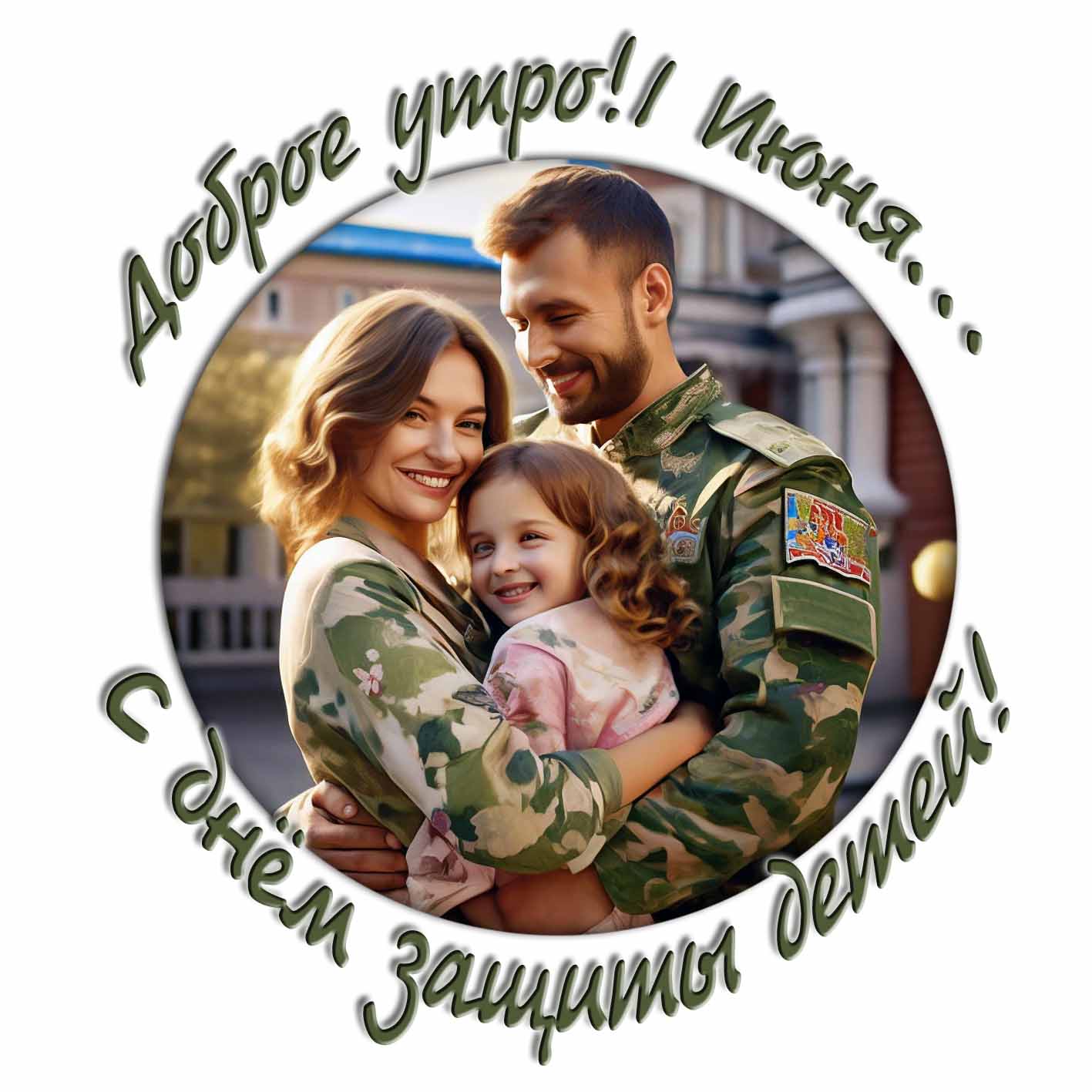 Картинка "1 Июня - доброе утро! С днём защиты детей!"