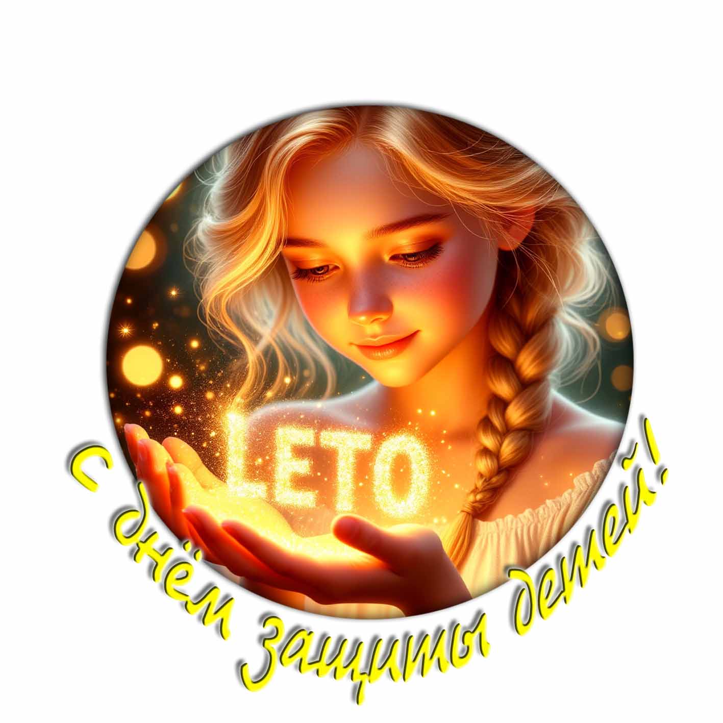 Стикер на день защиты детей
