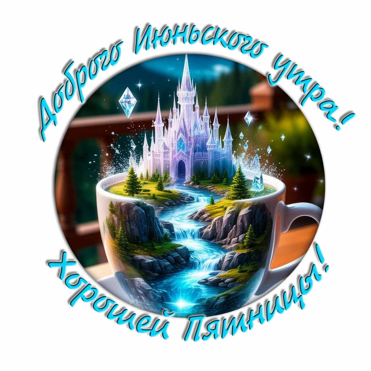 Картинка "Доброго Июньского утра! Хорошей Пятницы!"