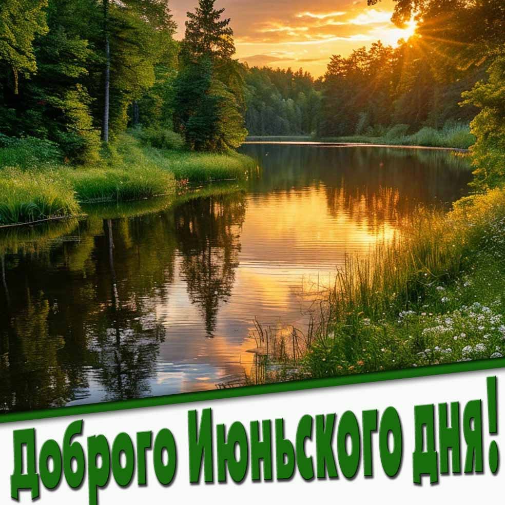 Солнечная картинка - доброго Июньского дня