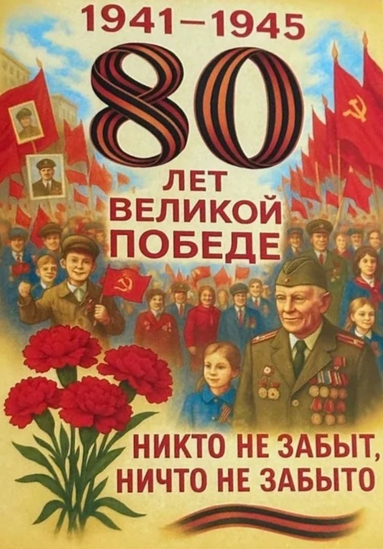 Новые картинки 9 мая 80 лет Победы 2025