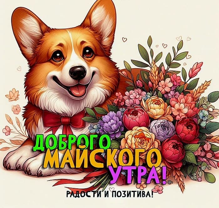 Пожелание доброго Майского утра! Радости и позитива!