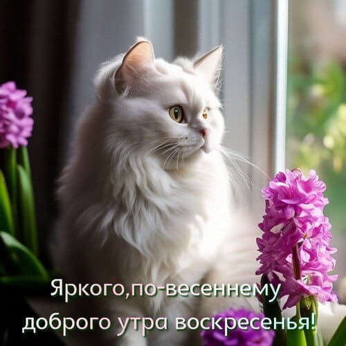 Яркого, по весеннему утра Воскресенья!