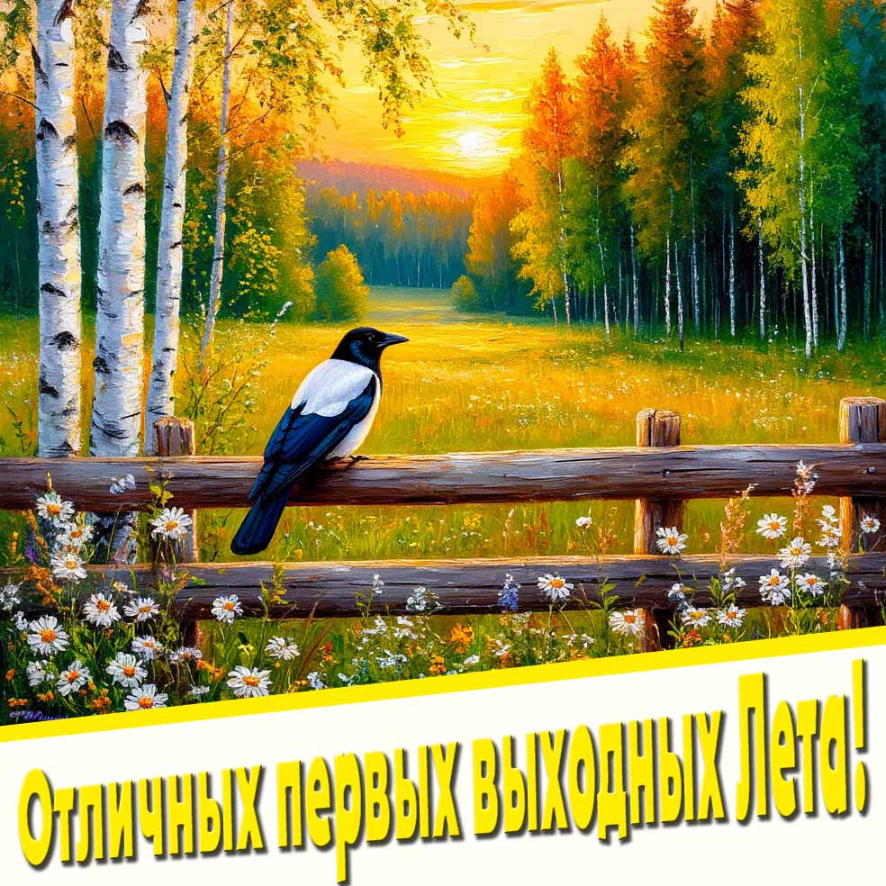 Отличных первых выходных лета! - картинка с природой