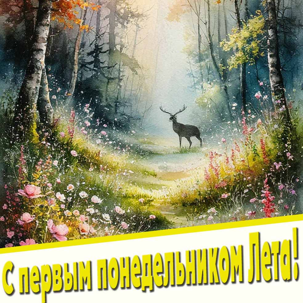 С первым понедельником Лета! - картинка с природой