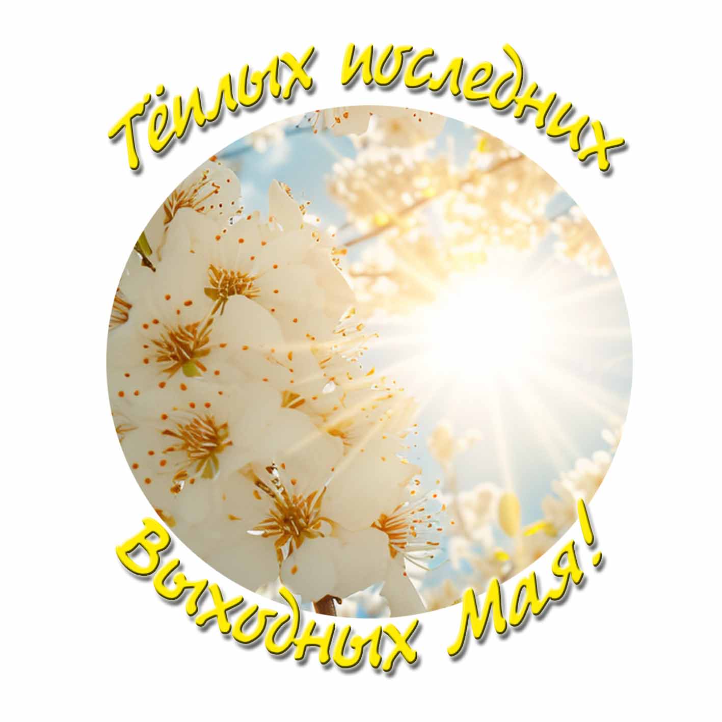 Картинка тёплых последних выходных Мая