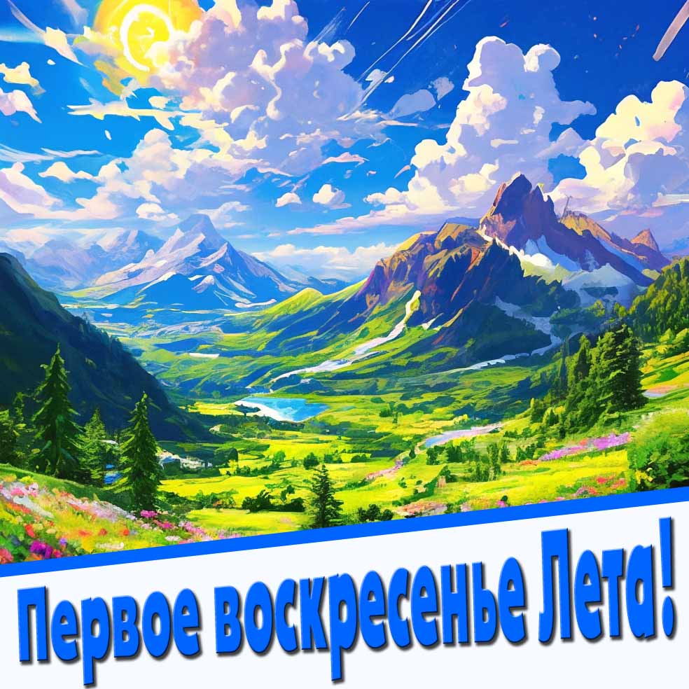 Картинка в первое воскресенье Лета!