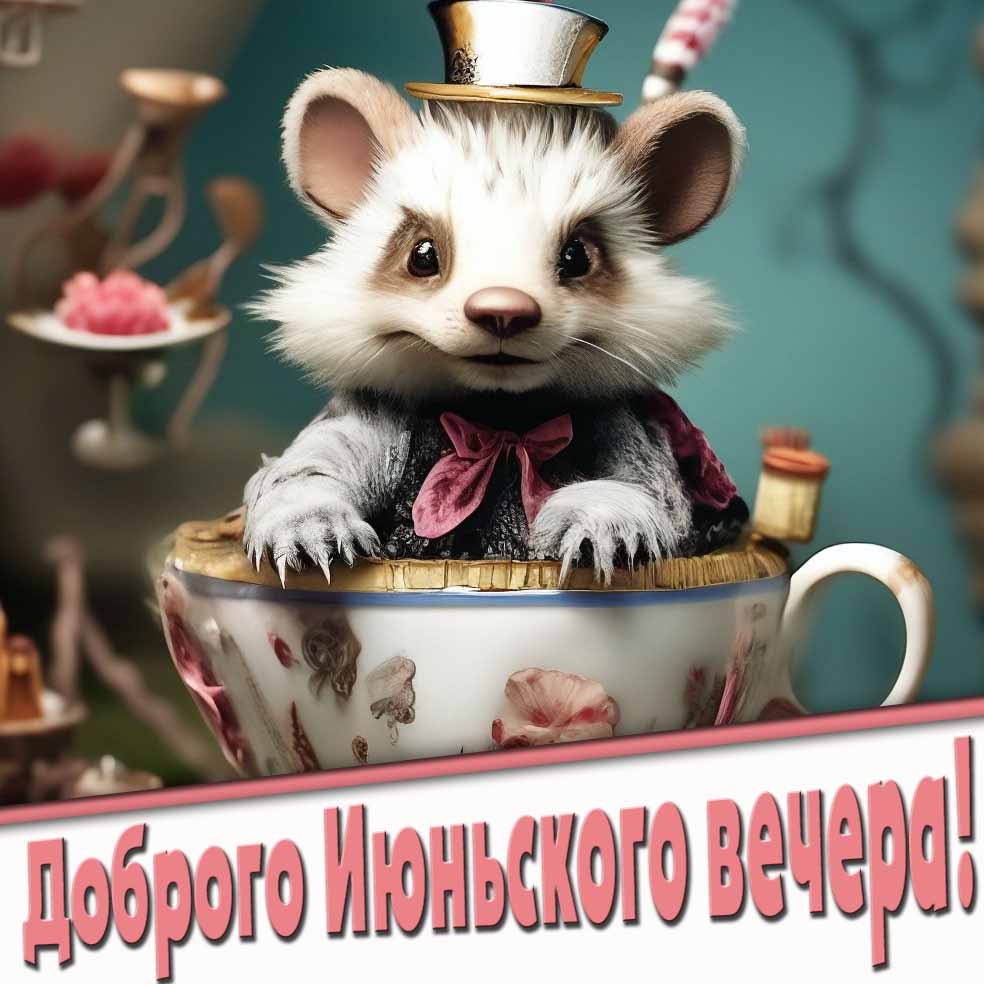 Прикольная картинка доброго июньского вечера! - с апоссумом
