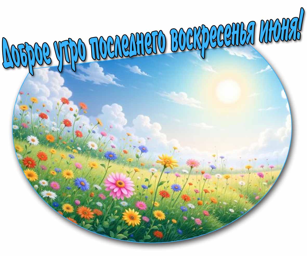 Картинка доброе утро последнего воскресенья июня