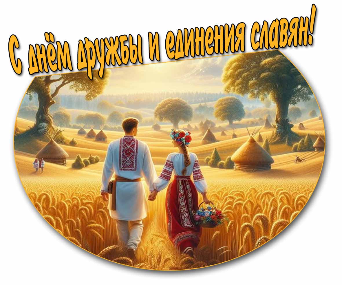Летняя картинка с днём дружбы и единения славян