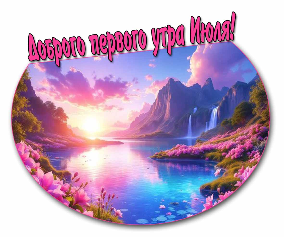 Картинка доброго первого утра Июля