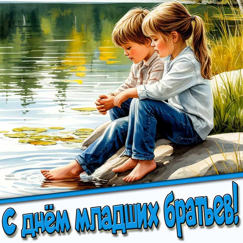 С днём младших братьев! - картинка от сестры