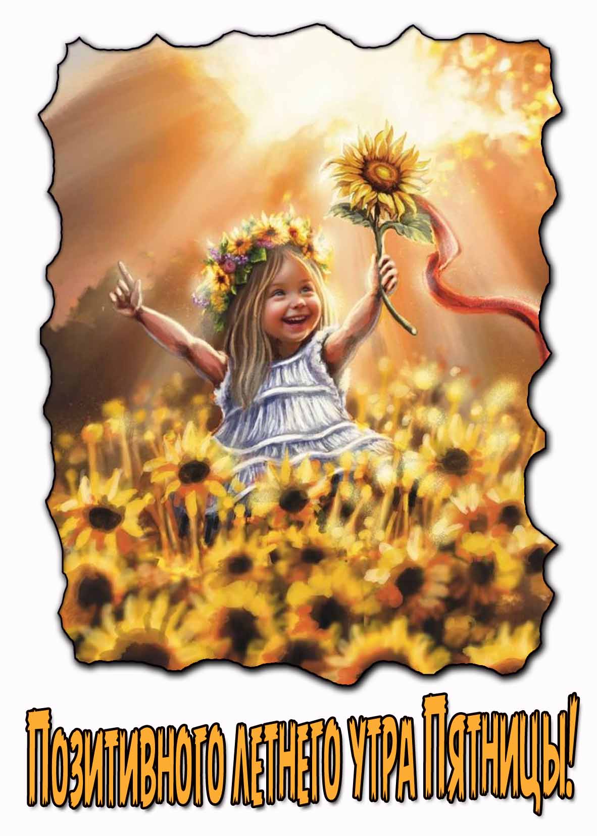 Позитивного летнего утра Пятницы! - красивая картинка