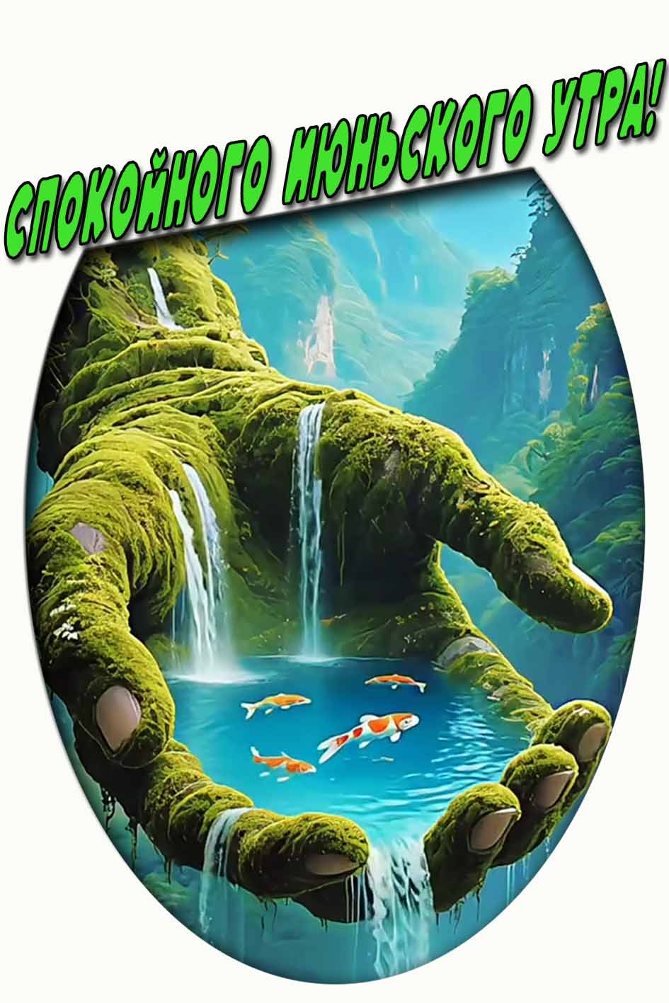 Картинка спокойного июньского утра!