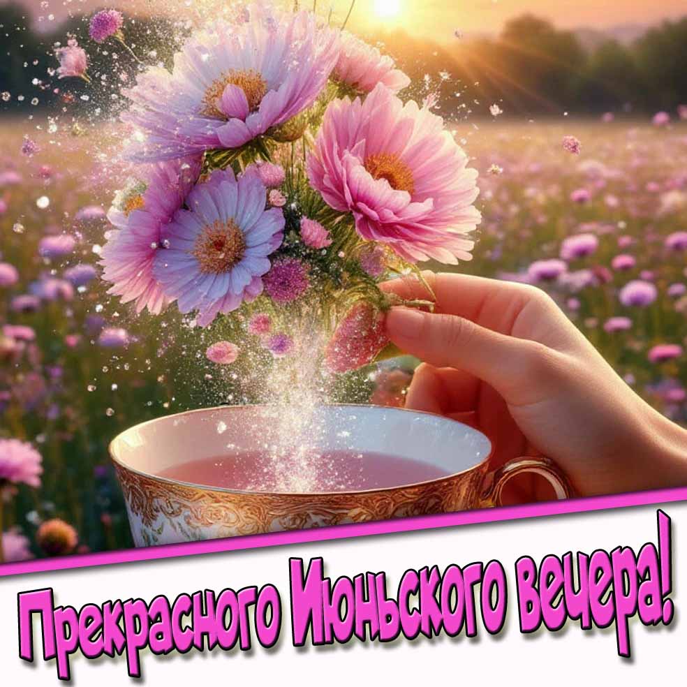 Прекрасного Июньского вечера! - картинка на телефон