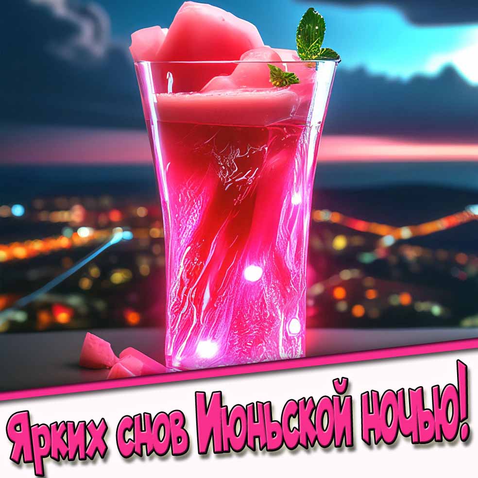 Ярких снов Июньской ночью! - красивая картинка