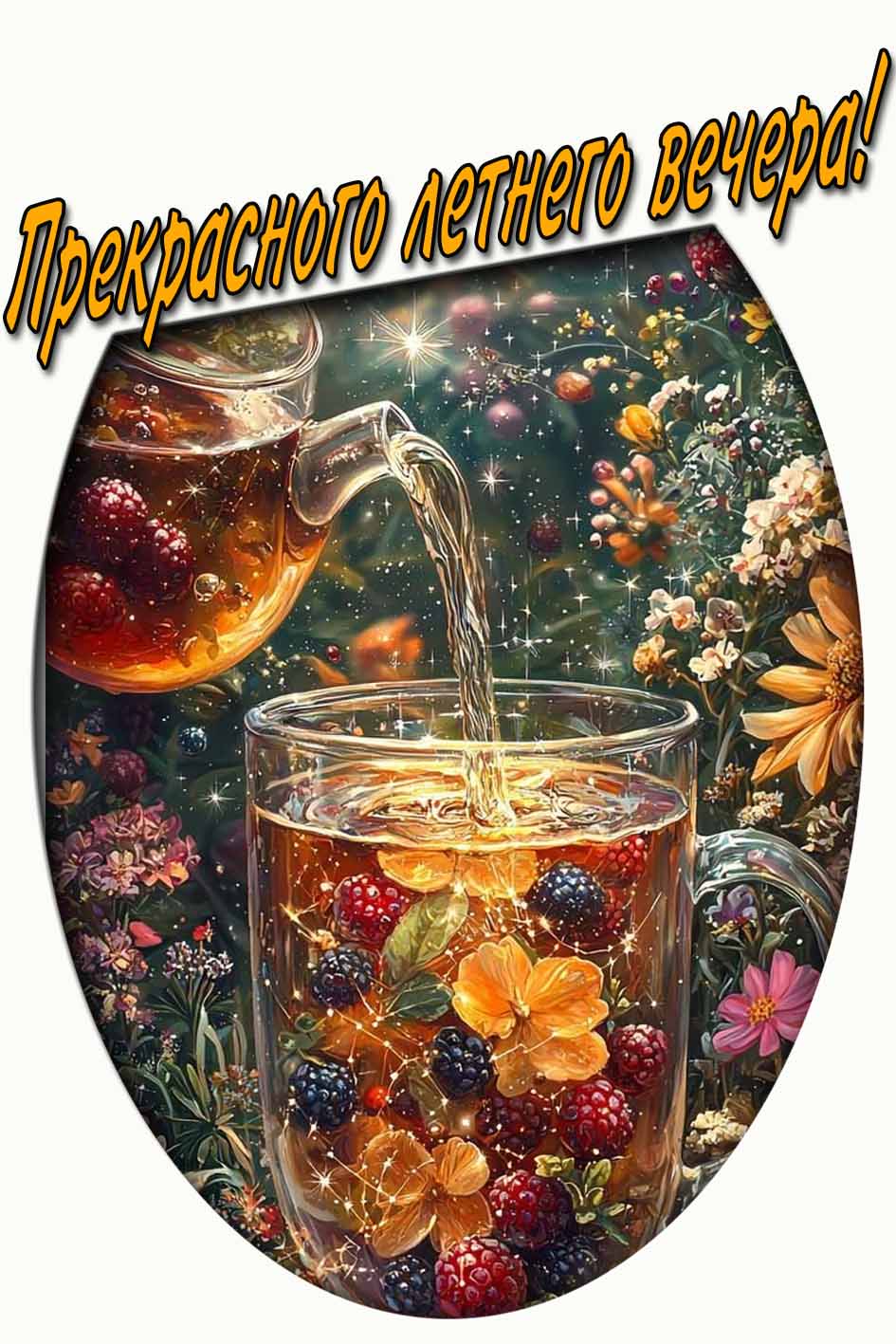 Красивая картинка "Прекрасного летнего вечера!"
