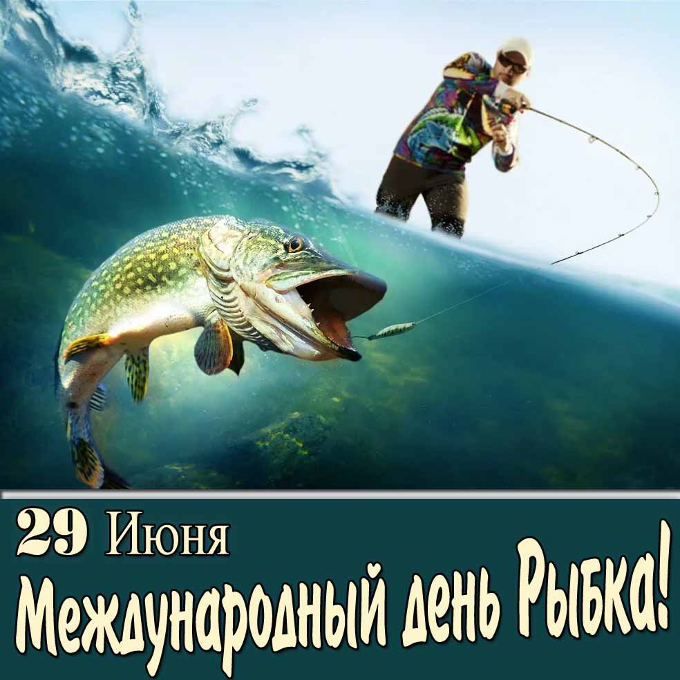 Новая картинка на международный день рыбка 29 Июня