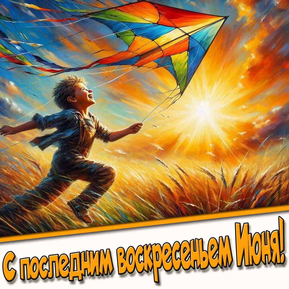 Красивая картинка с последним воскресеньем Июня