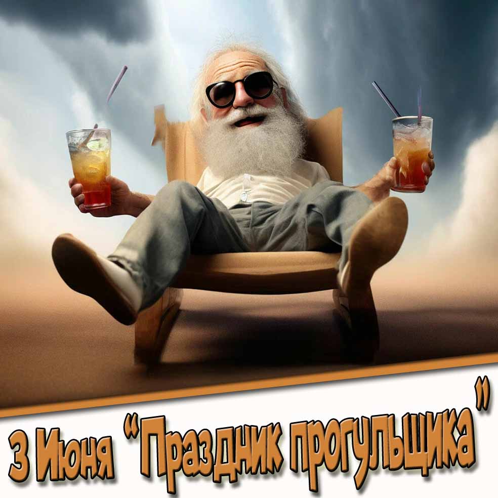 Прикольная открытка на праздник прогульщика