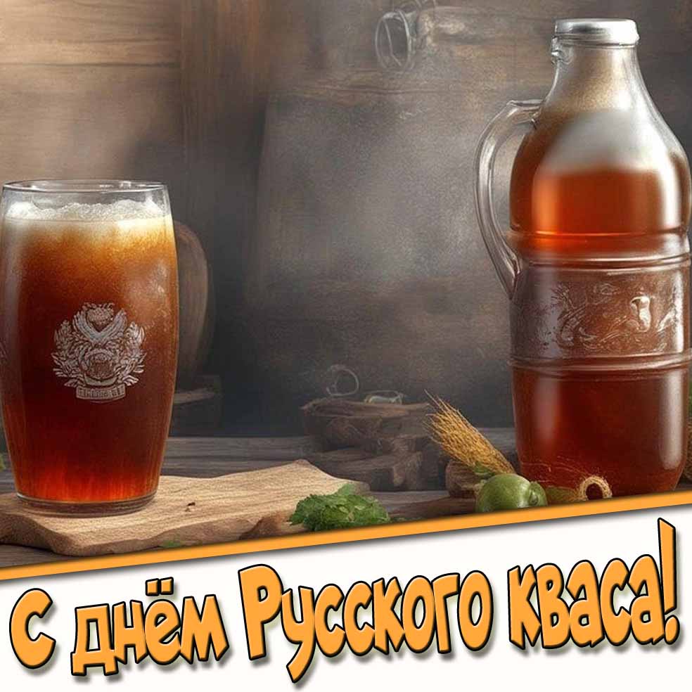 С днём русского кваса! - красивая картинка