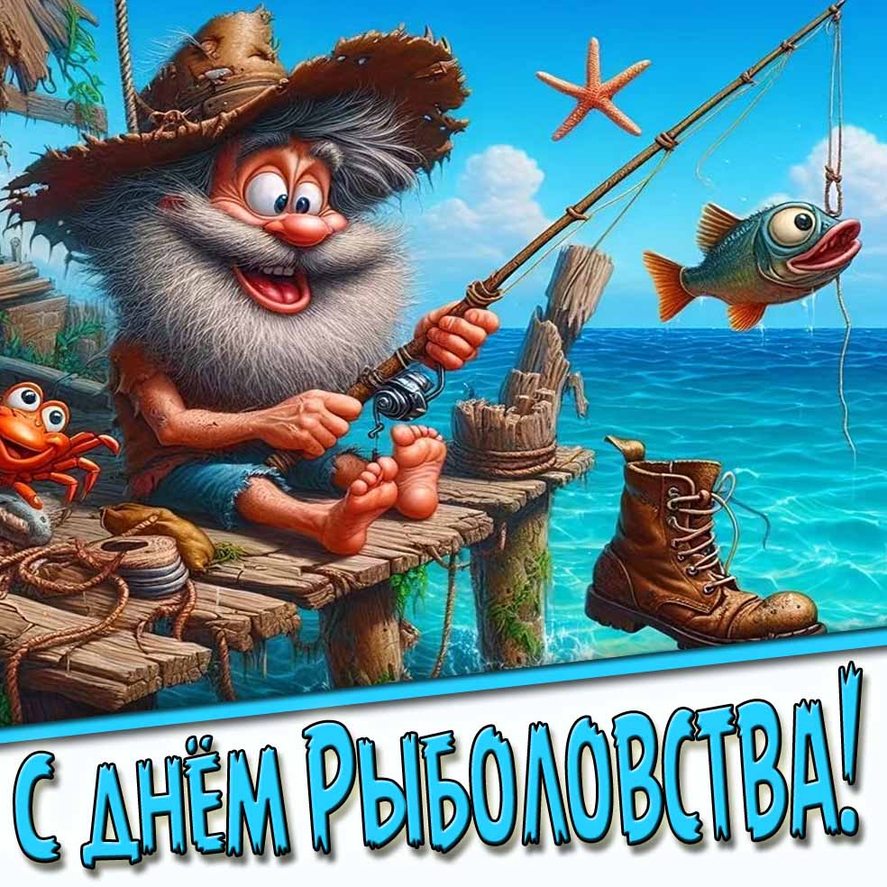 Смешная картинка с днём рыболовства