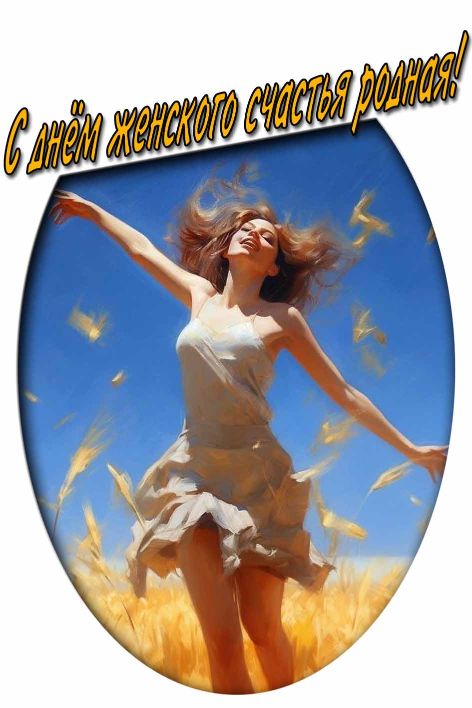 Картинка с днём женского счастья родная