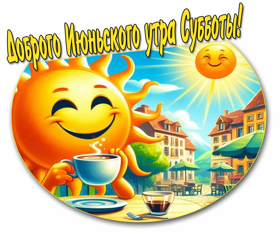 Картинка доброго Июньского утра Субботы!
