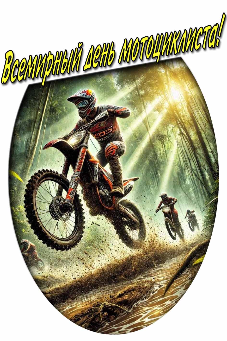 Красивая картинка на всемирный день мотоциклиста