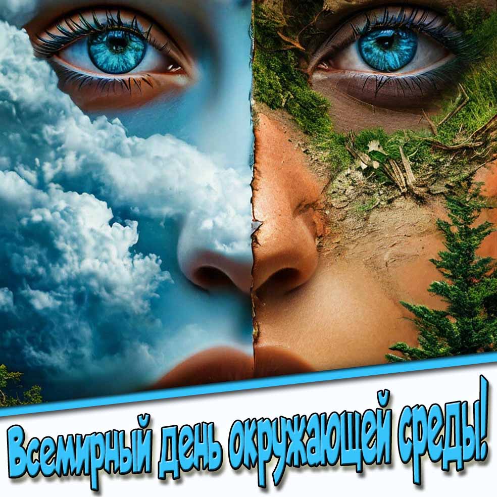 Креативная картинка к Всемирному дню окружающей среды