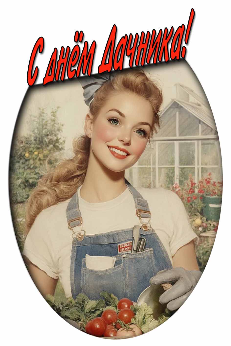 Красивая картинка ко дню дачника