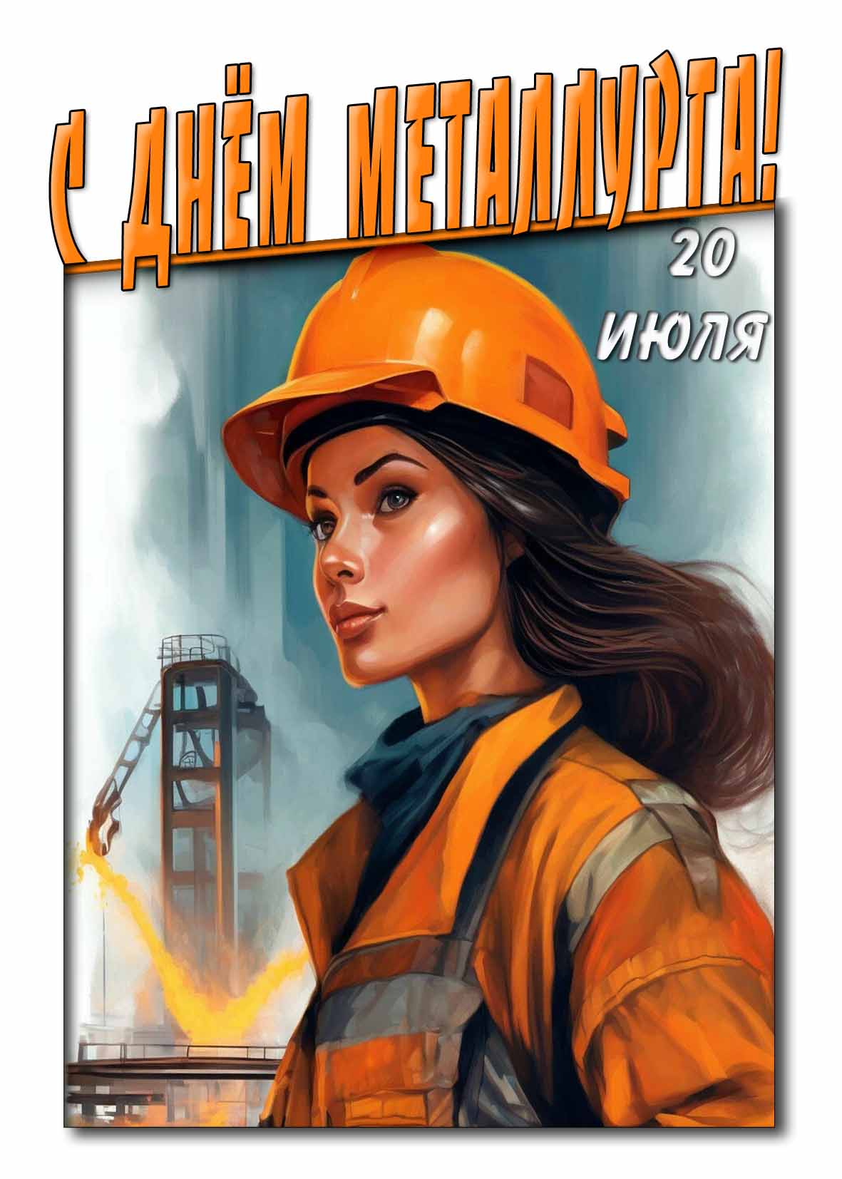 Картинка с днём Металлурга 20 Июля