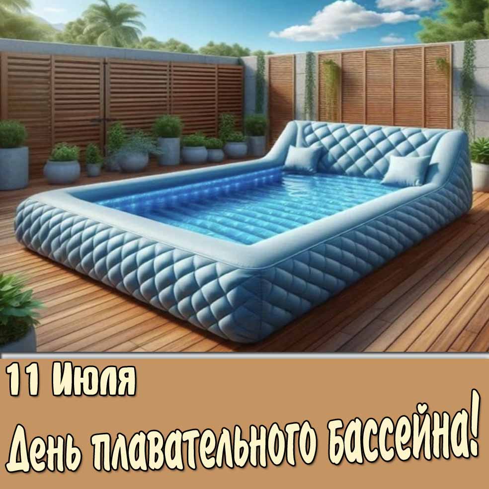 Картинка 11 Июля день плавательного бассейна