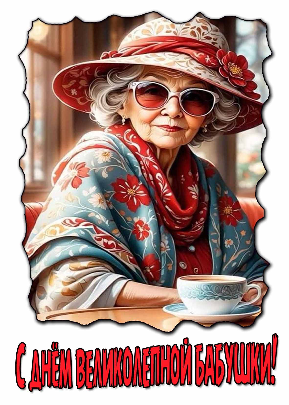 Красивая картинка с днём великолепной бабушки