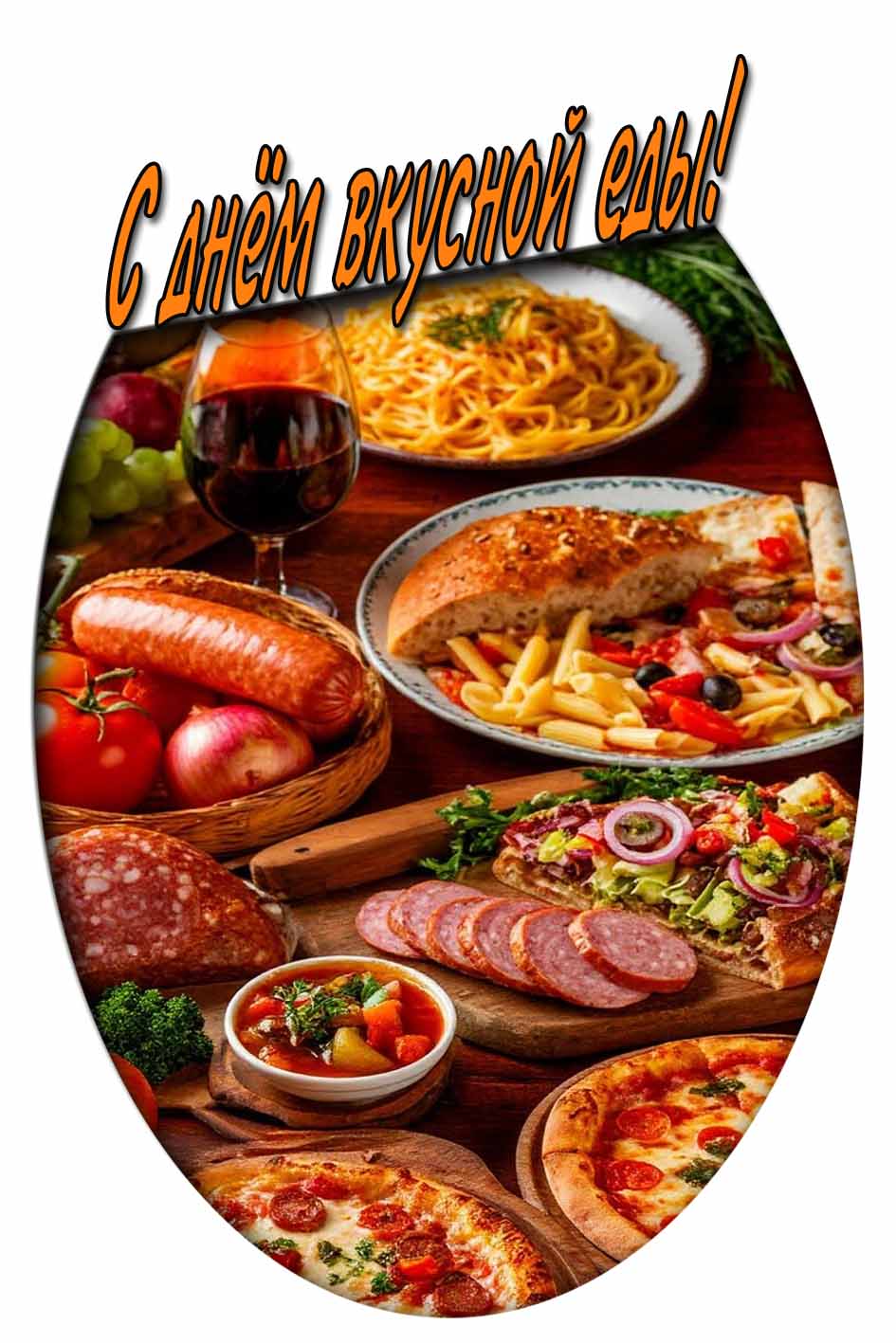 Красивая картинка с днём вкусной еды