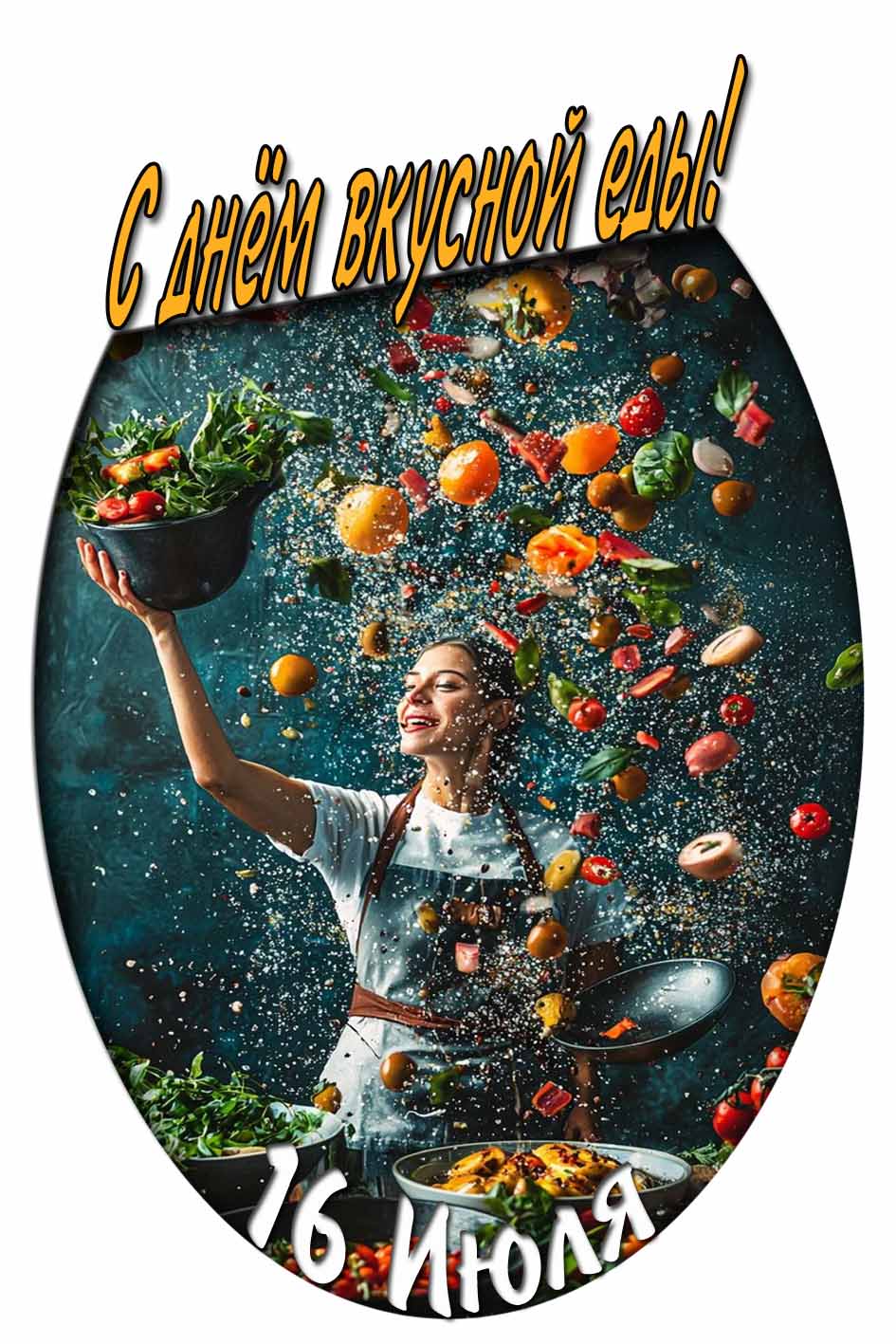 С днём вкусной еды! - картинка на праздник 16 Июля