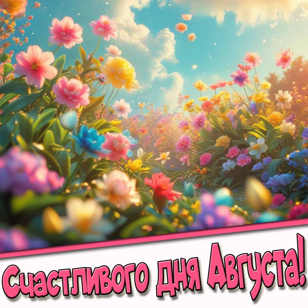 Картинка счастливого дня Августа