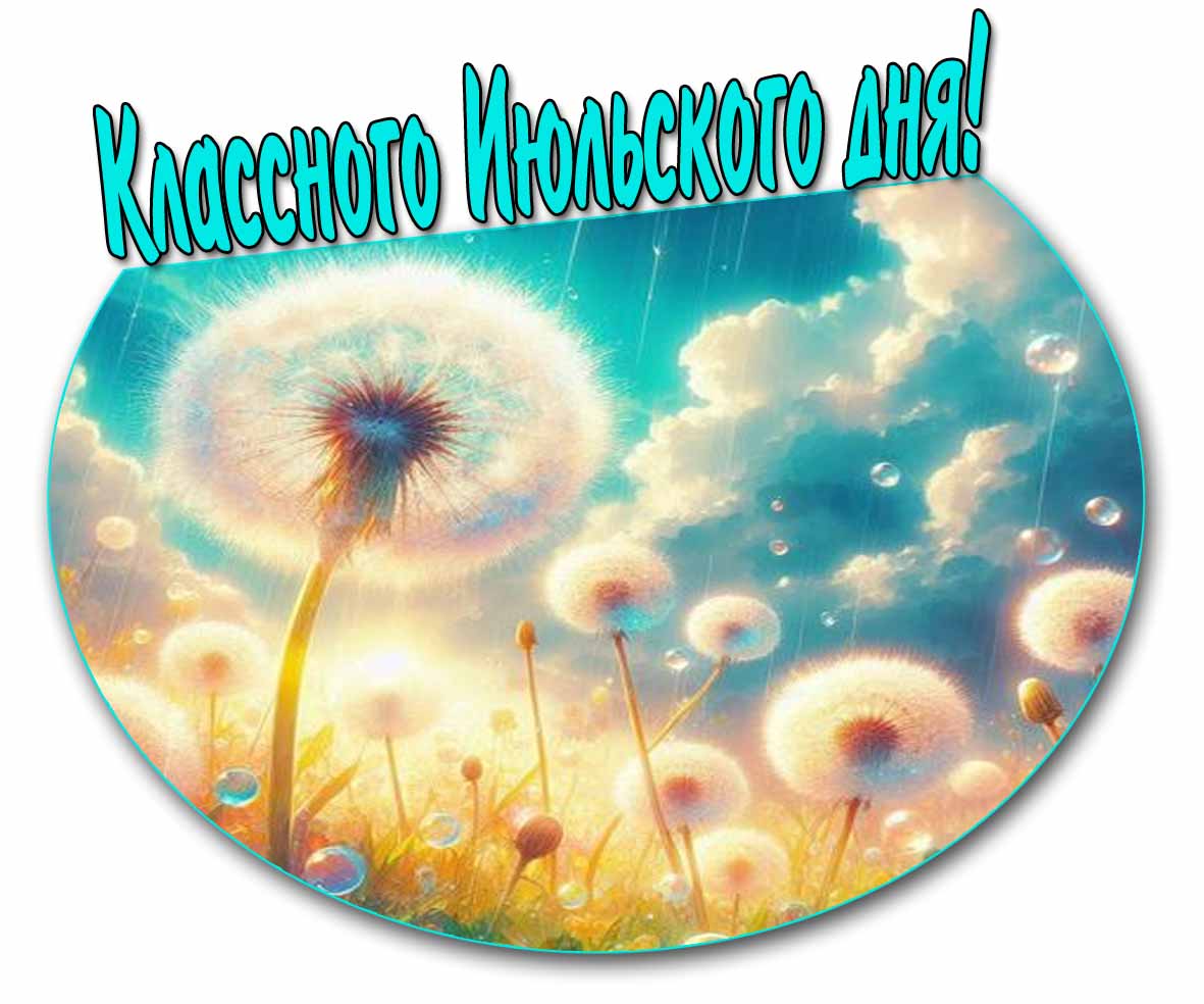 Картинка классного июльского дня