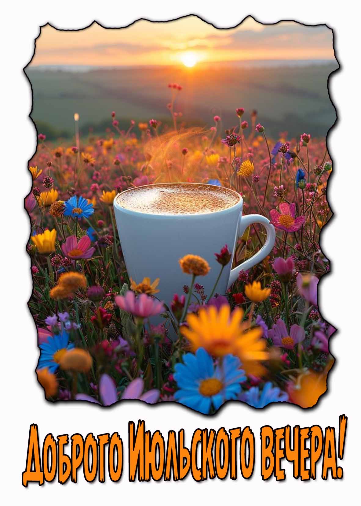Доброго Июльского вечера! - красивая картинка